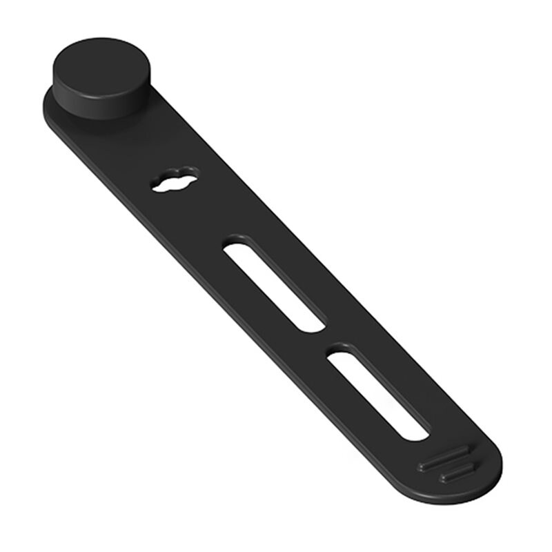 5-pack Kabelholder i silikon, Svart