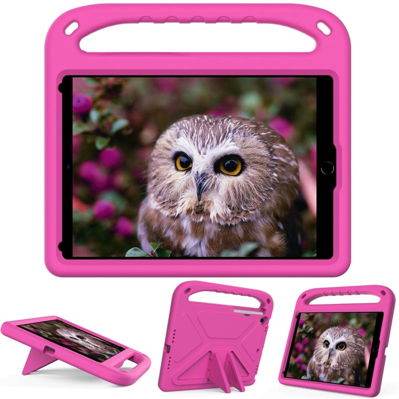 Apple iPad 10.2 7th Gen (2019) Støtsikkert deksel/etui med håndtak, Rosa