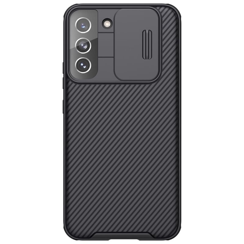 Nillkin Samsung Galaxy S22 Deksel med kameralinsebeskyttelse - CamShield, Svart