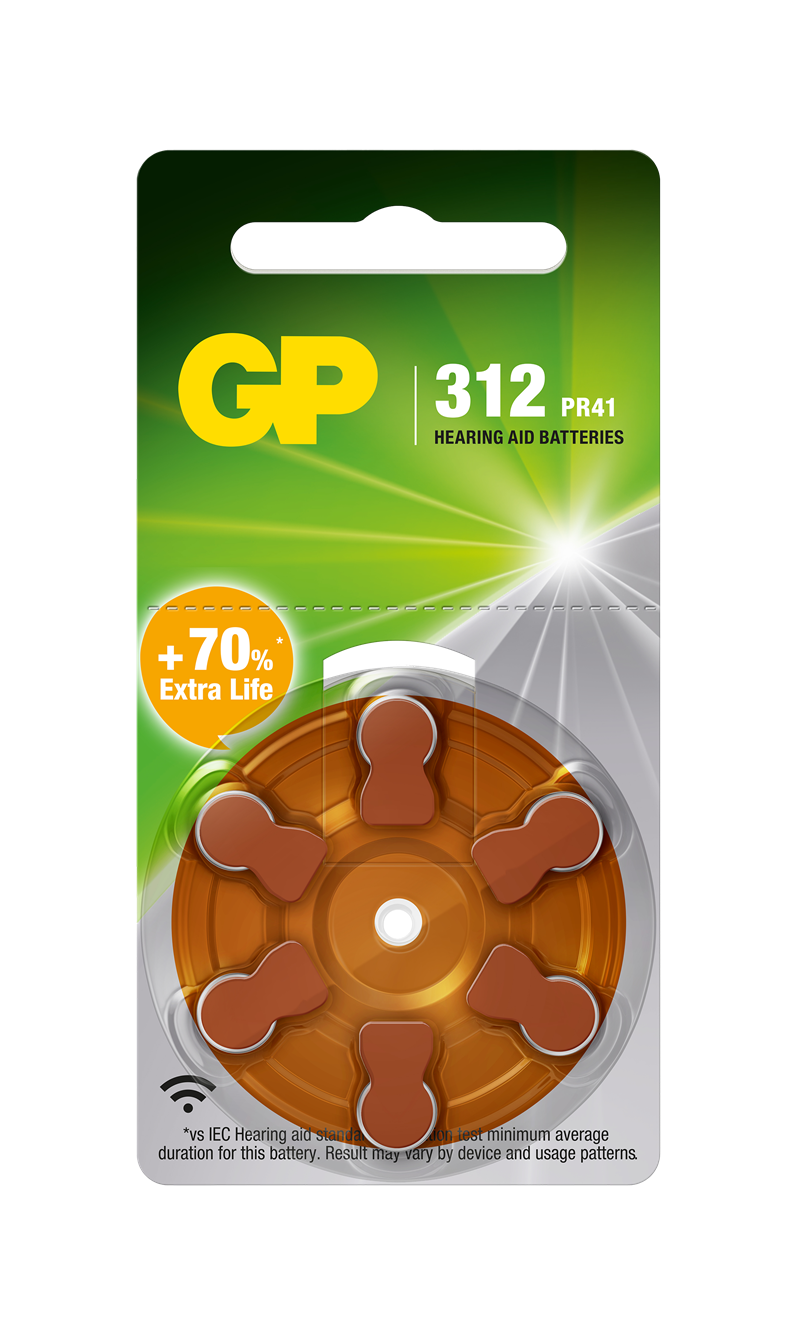 GP Batteries ReSound LiNX Quattro 61 høreapparatbatterier 6-pack