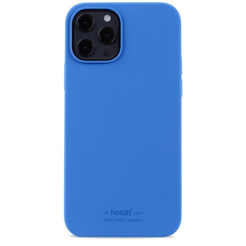 Holdit iPhone 12/iPhone 12 Pro Silicone Case, Sky Blue
