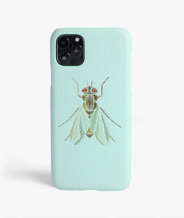 The Case Factory iPhone 11 Pro Max Deksel Fly Calf Acqua