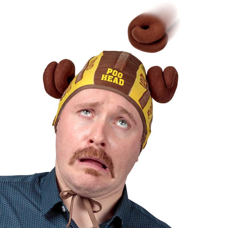 Poo Head Spill - Bæsjehjelm