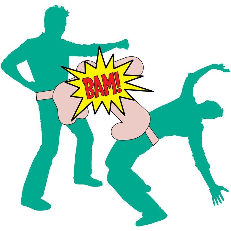 Cock Fighting - Oppblåsbart Duellspill