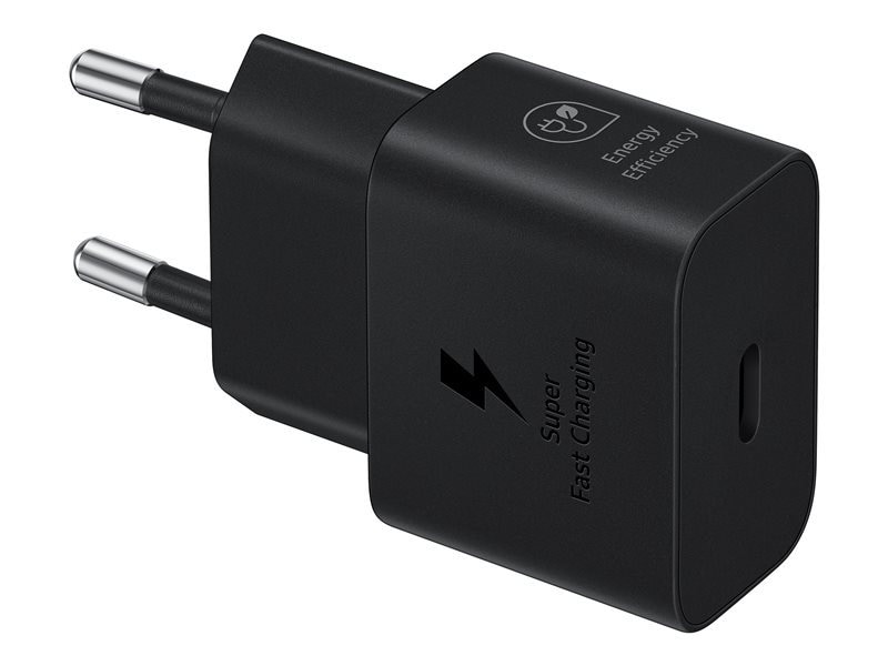 Samsung Vegglader USB-C Hurtiglading PD 25W, Svart