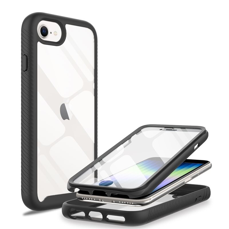 Mobique iPhone SE 2022 Deksel Full Protection, Svart