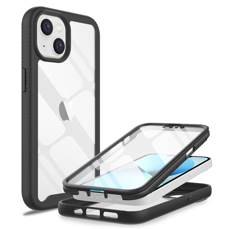 Mobique iPhone 14 Plus Deksel Full Protection, Svart