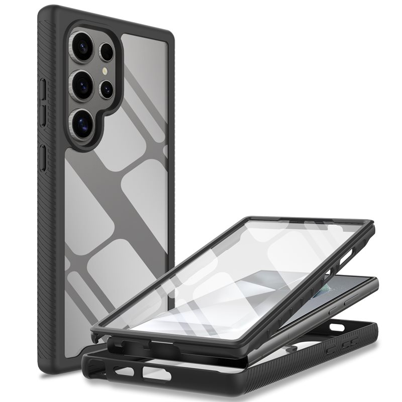 Mobique Samsung Galaxy S23 Ultra Deksel Full Protection, Svart