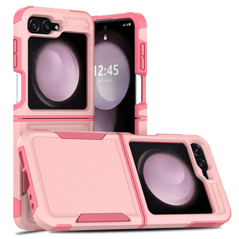 Samsung Galaxy Z Flip 6 Hybriddeksel Off-road, Rosa