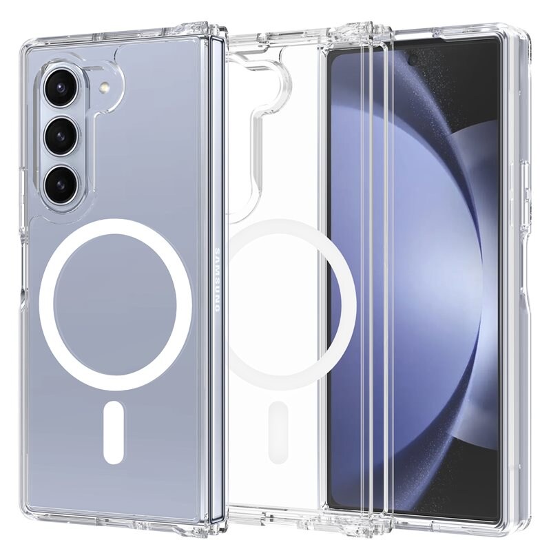 tectTech Samsung Galaxy Z Fold 6 MagSafe Hybrid-deksel, Gjennomsiktig