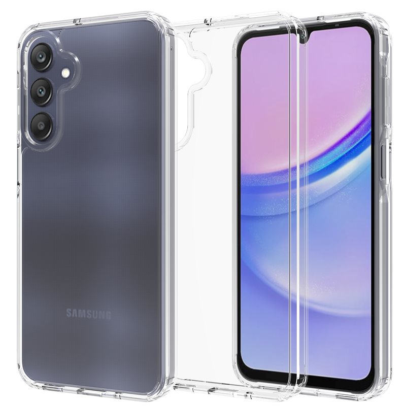 Mobique Samsung Galaxy A16 Crystal Hybrid-deksel, Gjennomsiktig