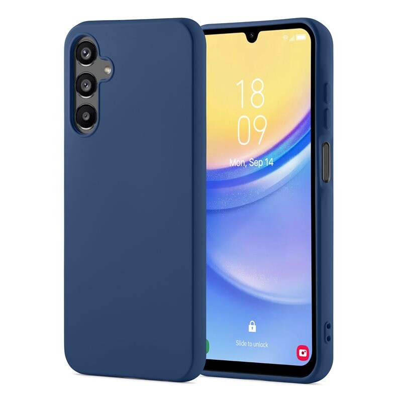 Mobique Samsung Galaxy A15 Deksel, Mørke blå