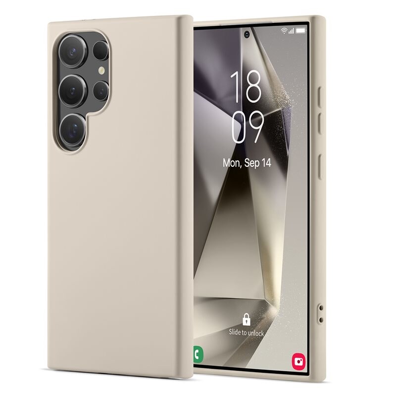 Mobique Samsung Galaxy S24 Ultra Deksel, Beige