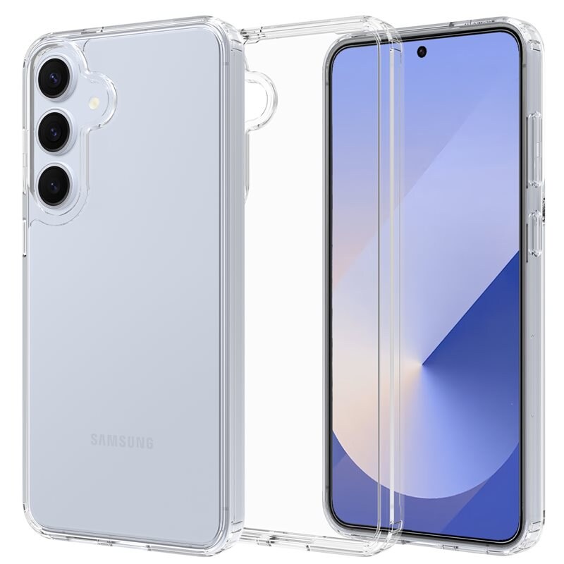 Mobique Samsung Galaxy S25 Plus Crystal Hybrid-deksel, Gjennomsiktig