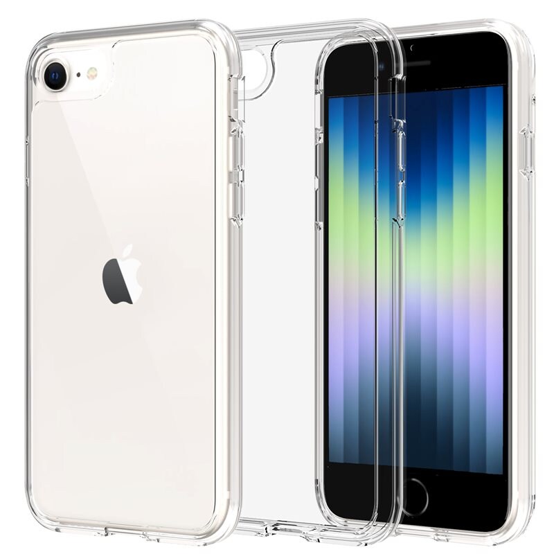 Mobique iPhone 7 Crystal Hybrid-deksel, Gjennomsiktig