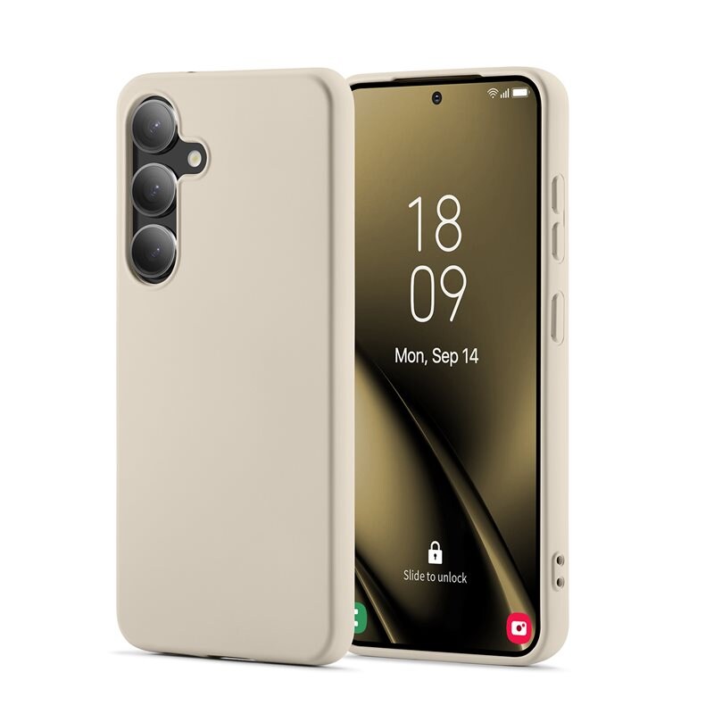 Mobique Samsung Galaxy S25 Plus Deksel, Beige