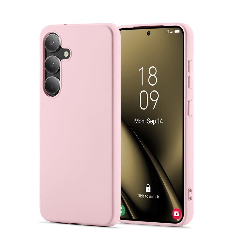 Mobique Samsung Galaxy S25 Plus Deksel, Rosa