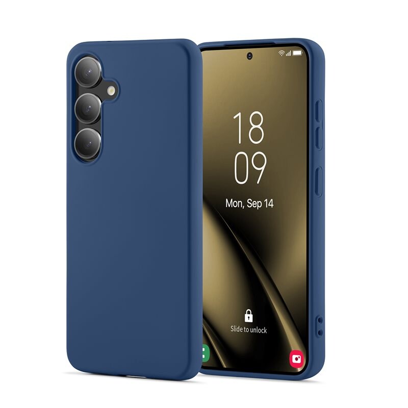 Mobique Samsung Galaxy S25 Plus Deksel, Mørke blå