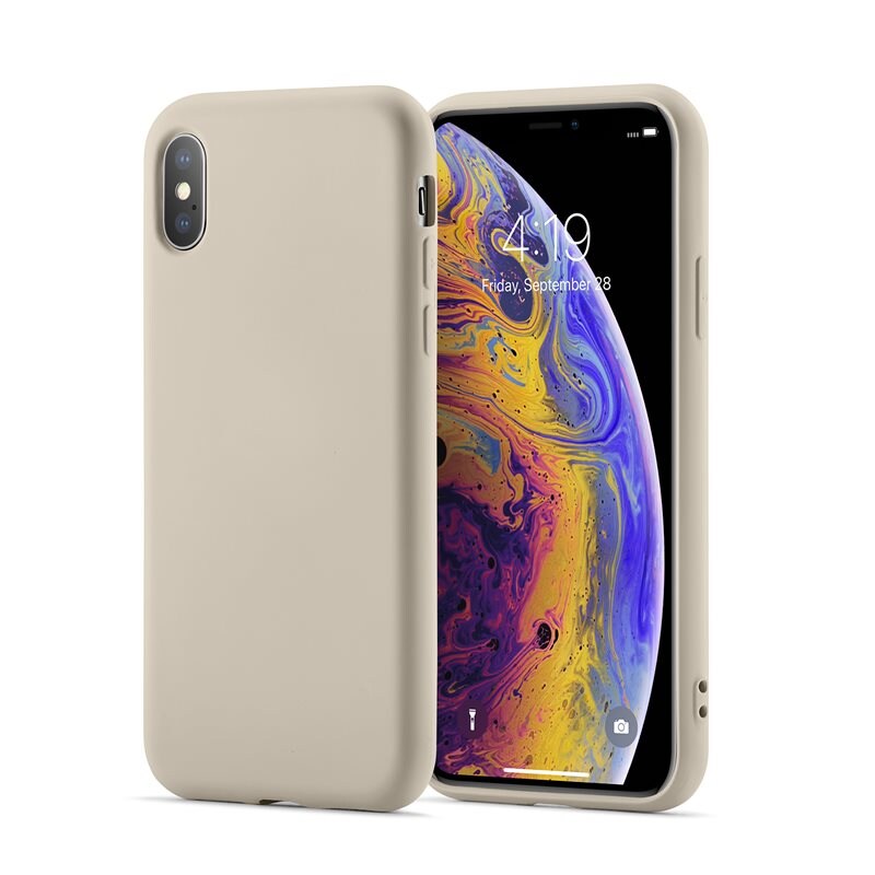 Mobique iPhone X/XS Deksel, Beige