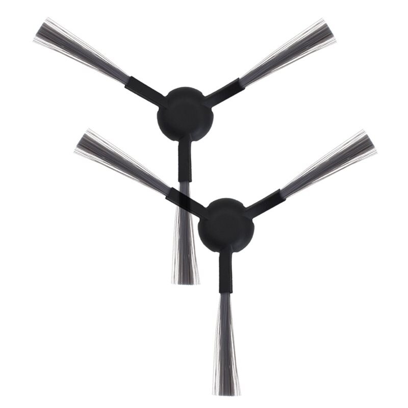 Sidebørster i 2-pakning - passer til Dreame X30 Pro, Svart