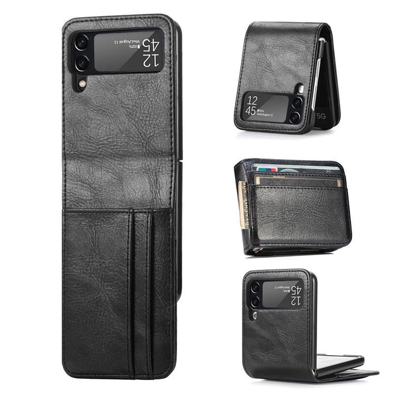 Samsung Galaxy Z Flip 4 Enkelt mobildeksel, Svart