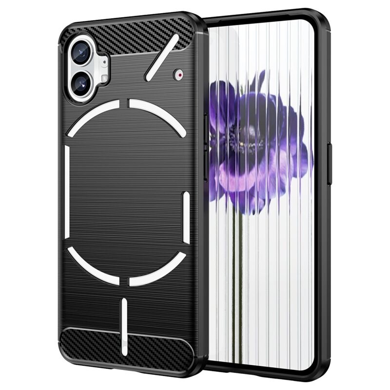 tectTech Nothing Phone 1 TPU-deksel Brushed, Svart
