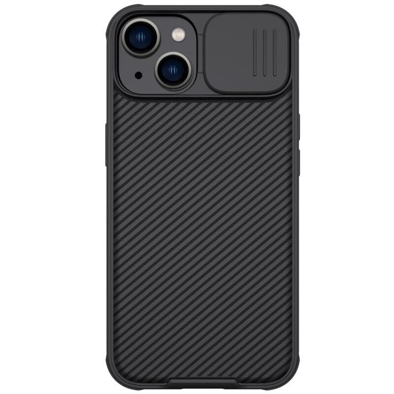 Nillkin iPhone 14 Deksel med kameralinsebeskyttelse - CamShield, Svart