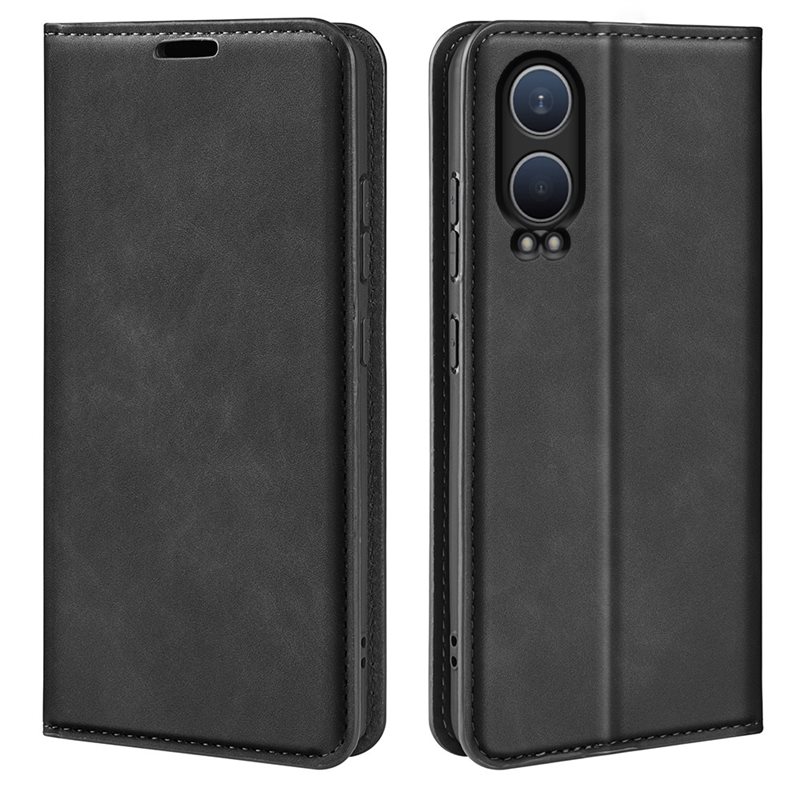 OnePlus Nord CE 4 Lite Slankt etui med kortlomme, Svart