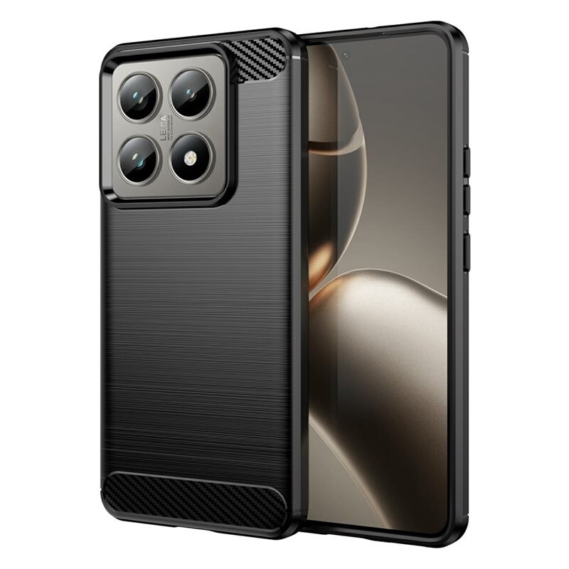 tectTech Xiaomi 15 Pro TPU-deksel Brushed, Svart