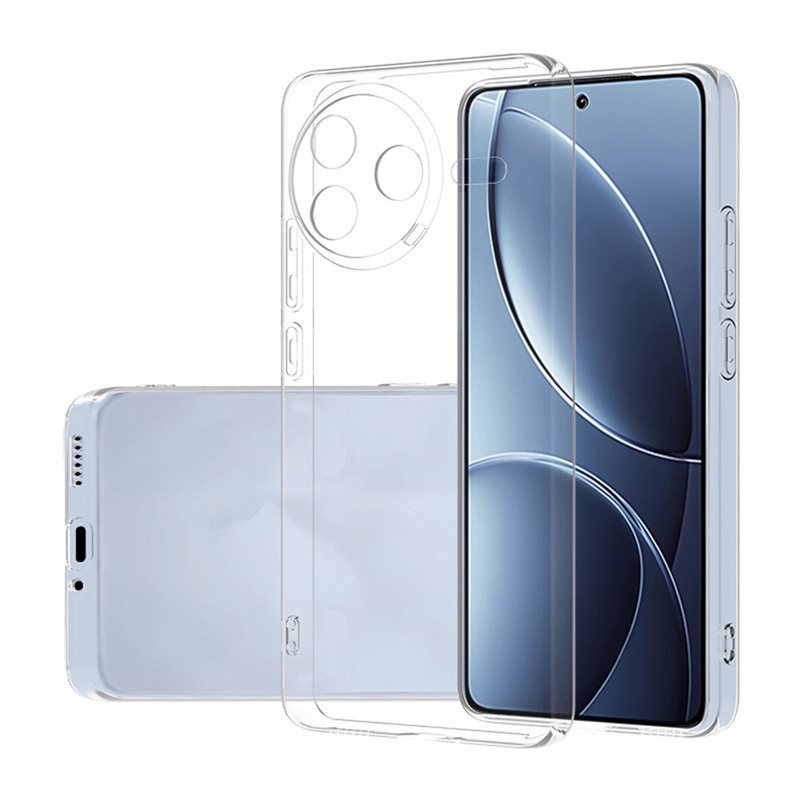 tectTech Xiaomi Poco F7 Pro Tynt TPU-deksel, Gjennomsiktig
