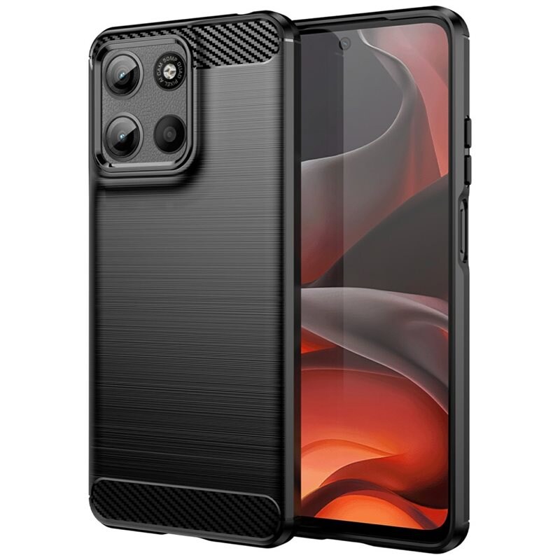 tectTech Motorola Moto G15 TPU-deksel Brushed, Svart