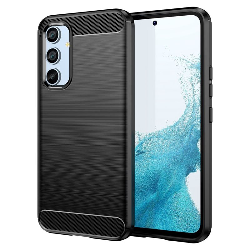 tectTech Samsung Galaxy A54 TPU-deksel Brushed, Svart