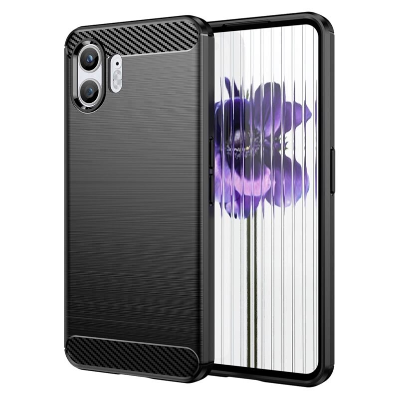 tectTech Nothing Phone 2 TPU-deksel Brushed, Svart