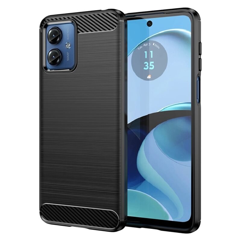 tectTech Motorola Moto G14 TPU-deksel Brushed, Svart