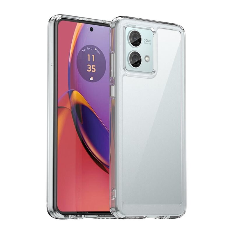 tectTech Motorola Moto G84 Crystal Hybrid-deksel, Gjennomsiktig
