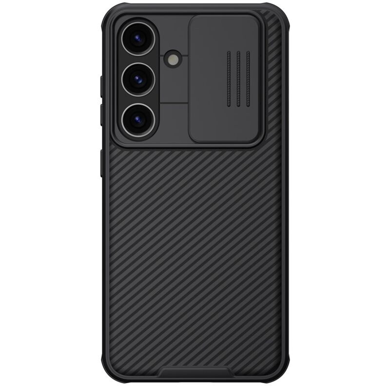 Nillkin Samsung Galaxy S24 Deksel med kameralinsebeskyttelse - CamShield, Svart