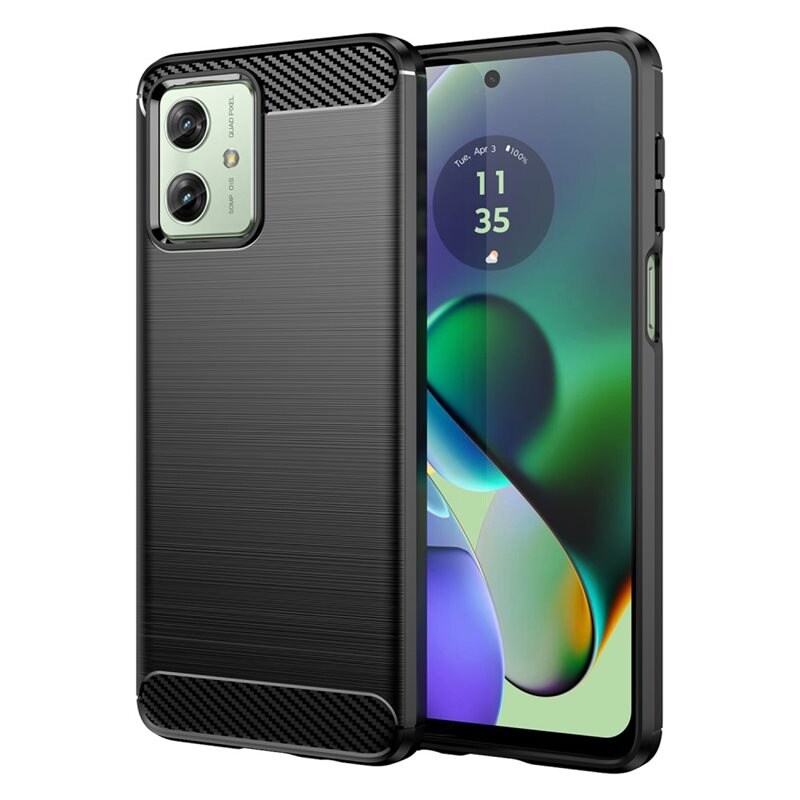 tectTech Motorola Moto G54 TPU-deksel Brushed, Svart