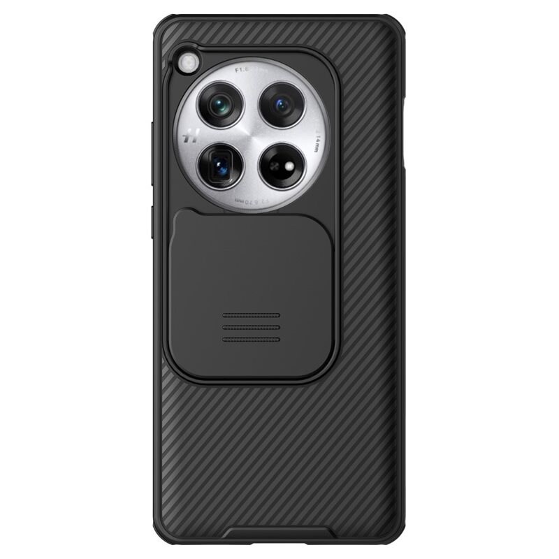 Nillkin OnePlus 12 Deksel med kameralinsebeskyttelse - CamShield, Svart