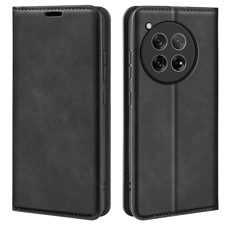 OnePlus 12 Slankt etui med kortlomme, Svart