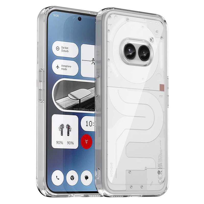 tectTech Nothing Phone 2a Crystal Hybrid-deksel, Gjennomsiktig