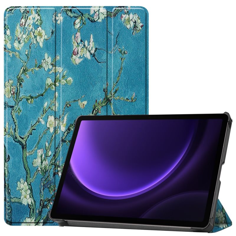Samsung Galaxy Tab S9 FE Tri-Fold etui, Flerfarget/mønster