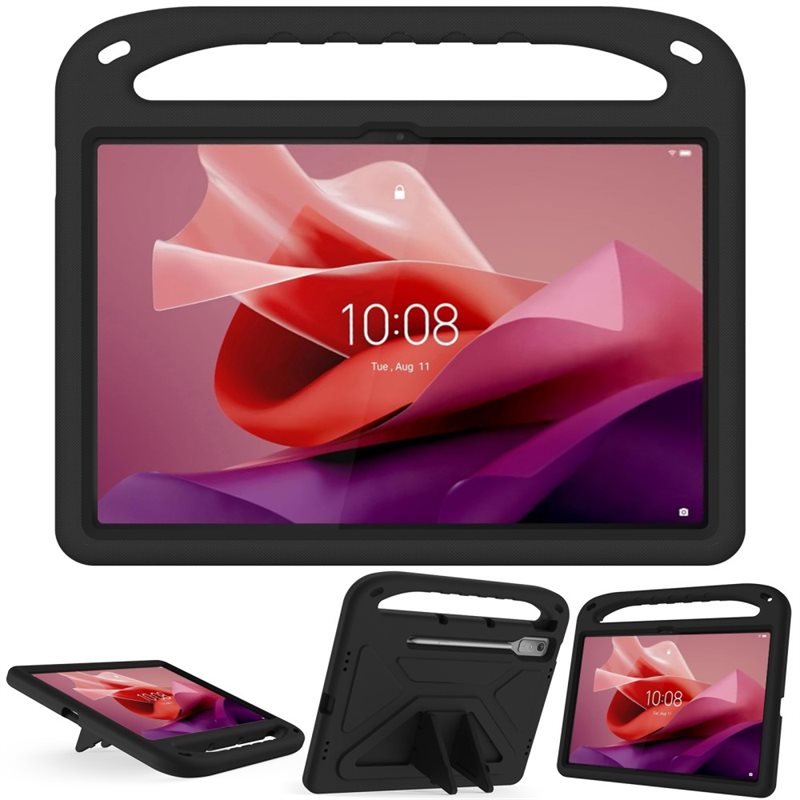 Lenovo Tab P12 Støtsikkert deksel/etui med håndtak, Svart