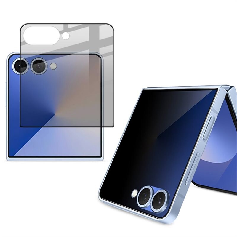 Samsung Galaxy Z Flip 7 Anti-Spy ytre skjermbeskytter i glass