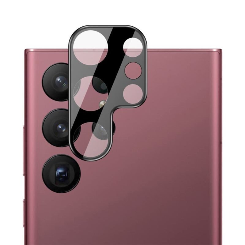 Imak Samsung Galaxy S23 Ultra Kameralinsebeskyttelse i glass, Gjennomsiktig