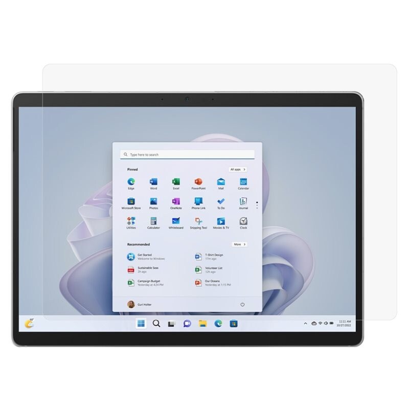 Microsoft Surface Pro 10 Skjermbeskytter i herdet glass