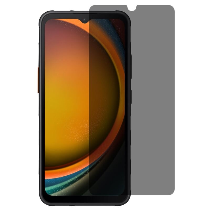 Samsung Galaxy Xcover 7 Pro Anti-spy skjermbeskytter i glass