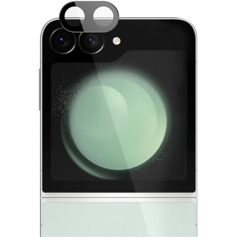 Imak Samsung Galaxy Z Flip 6 Kameralinsebeskyttelse i glass, Svart