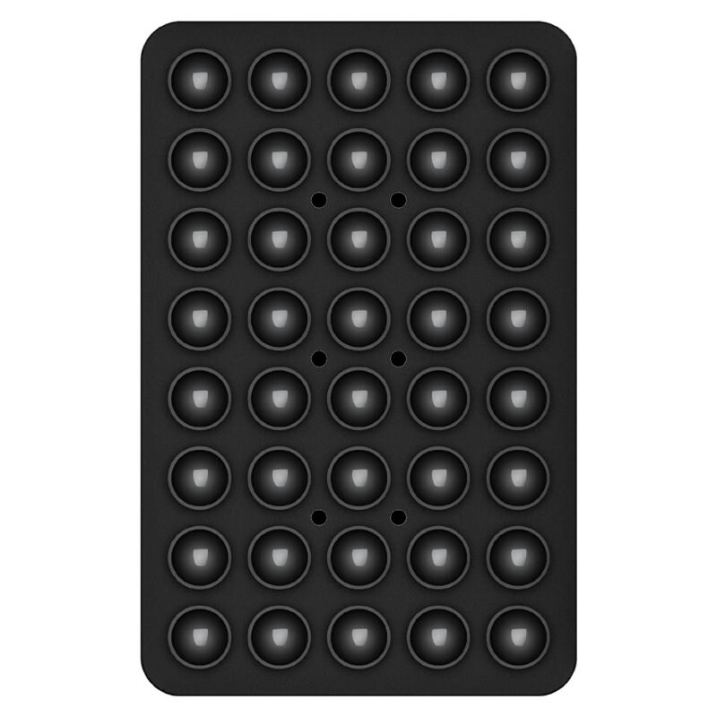 Dobbeltsidig sugekoppholder for mobil, Svart