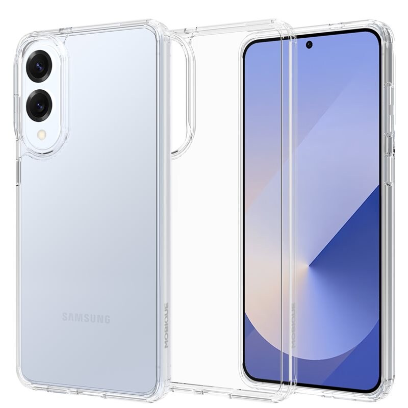 Mobique Samsung Galaxy S25 Edge Crystal Hybrid-deksel, Gjennomsiktig