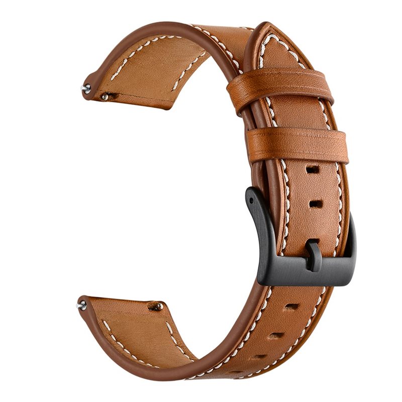 Garmin Vivoactive 6 Reim i ekte skinn, Brun